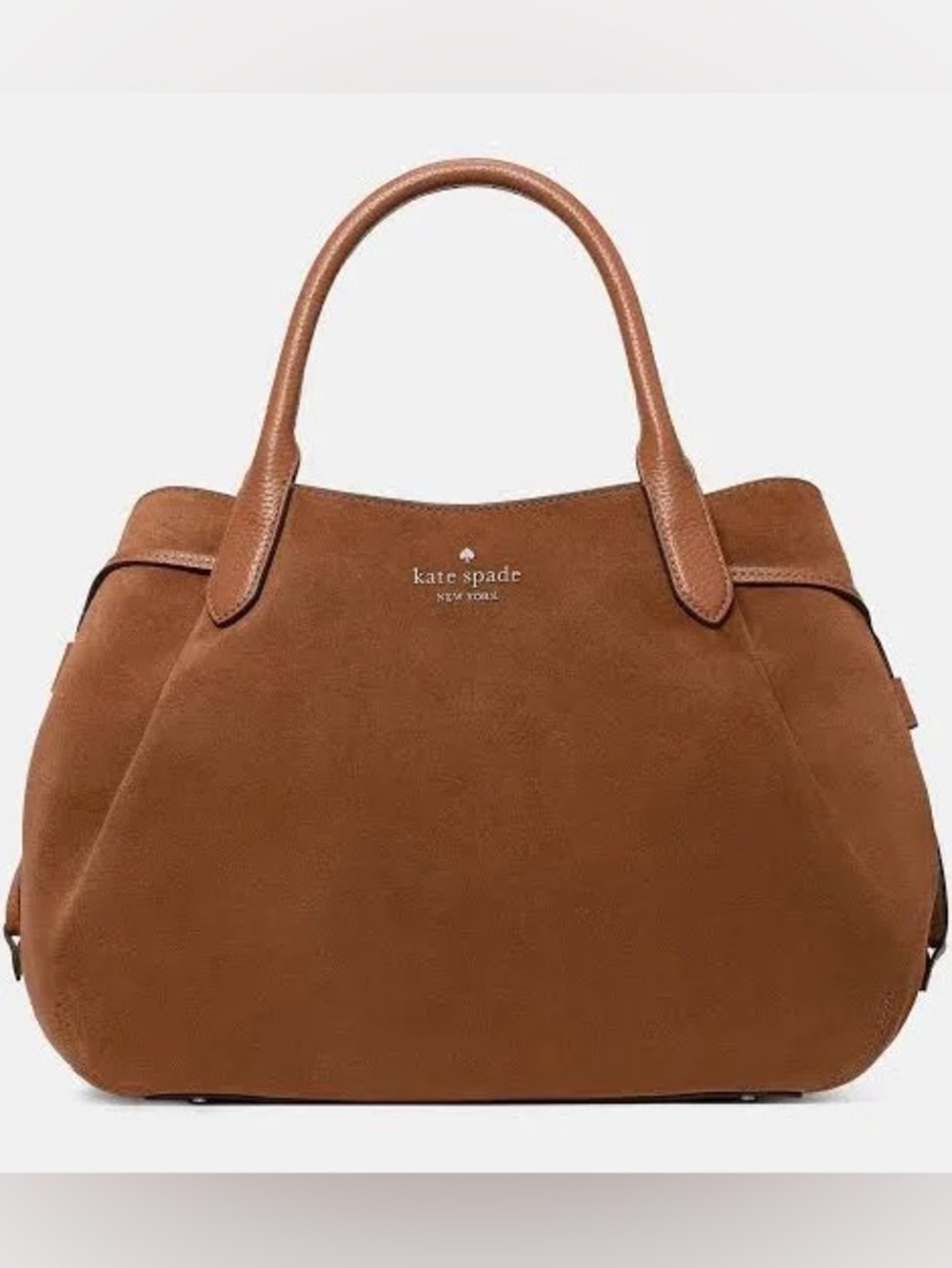 Kate Spade Large Dumpling Satchel Suede NWT